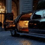 imgi 44 car with numbers 14 12 back is parked cobblestone street 1207067 33867