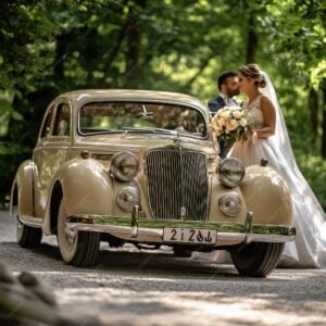 imgi 52 vintage car transporting newlyweds their reception 1079150 272051
