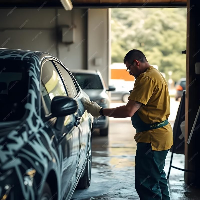 imgi 31 worker cleaning car with sponge car wash 299154 1307