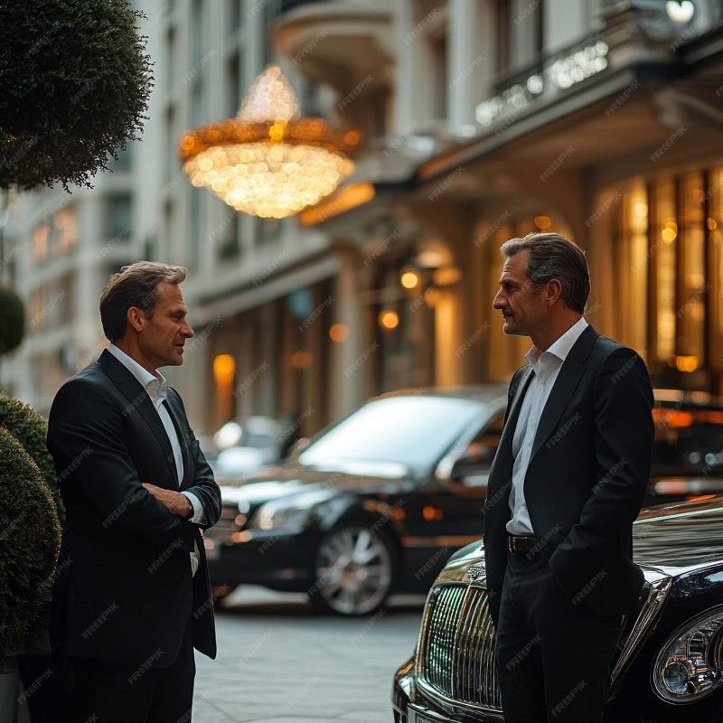 imgi 41 two men stand outside car that has car background 1033957 45690